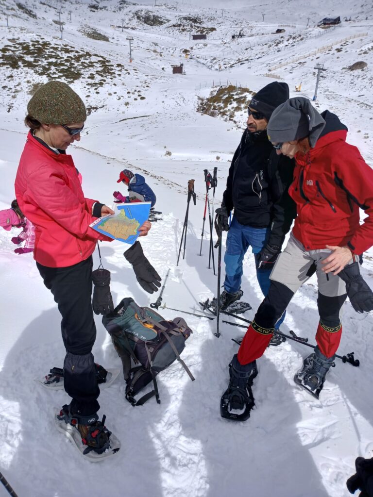 Explicando la extensión de los glaciares pleistocenos a una familia madrileña entrañable