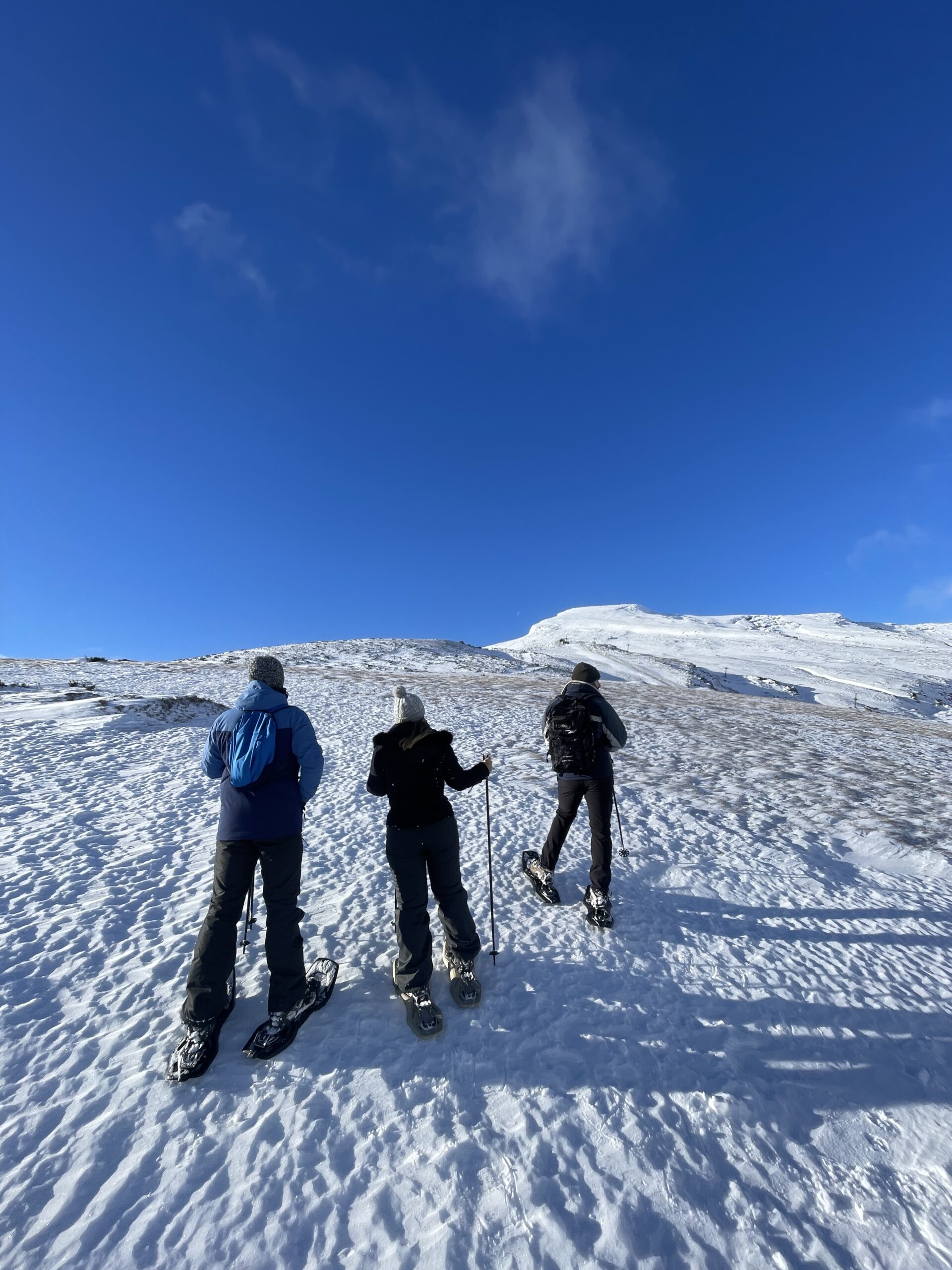 Raquetas de nieve por Alto Campoo Cantabria 4 de abril de 2026