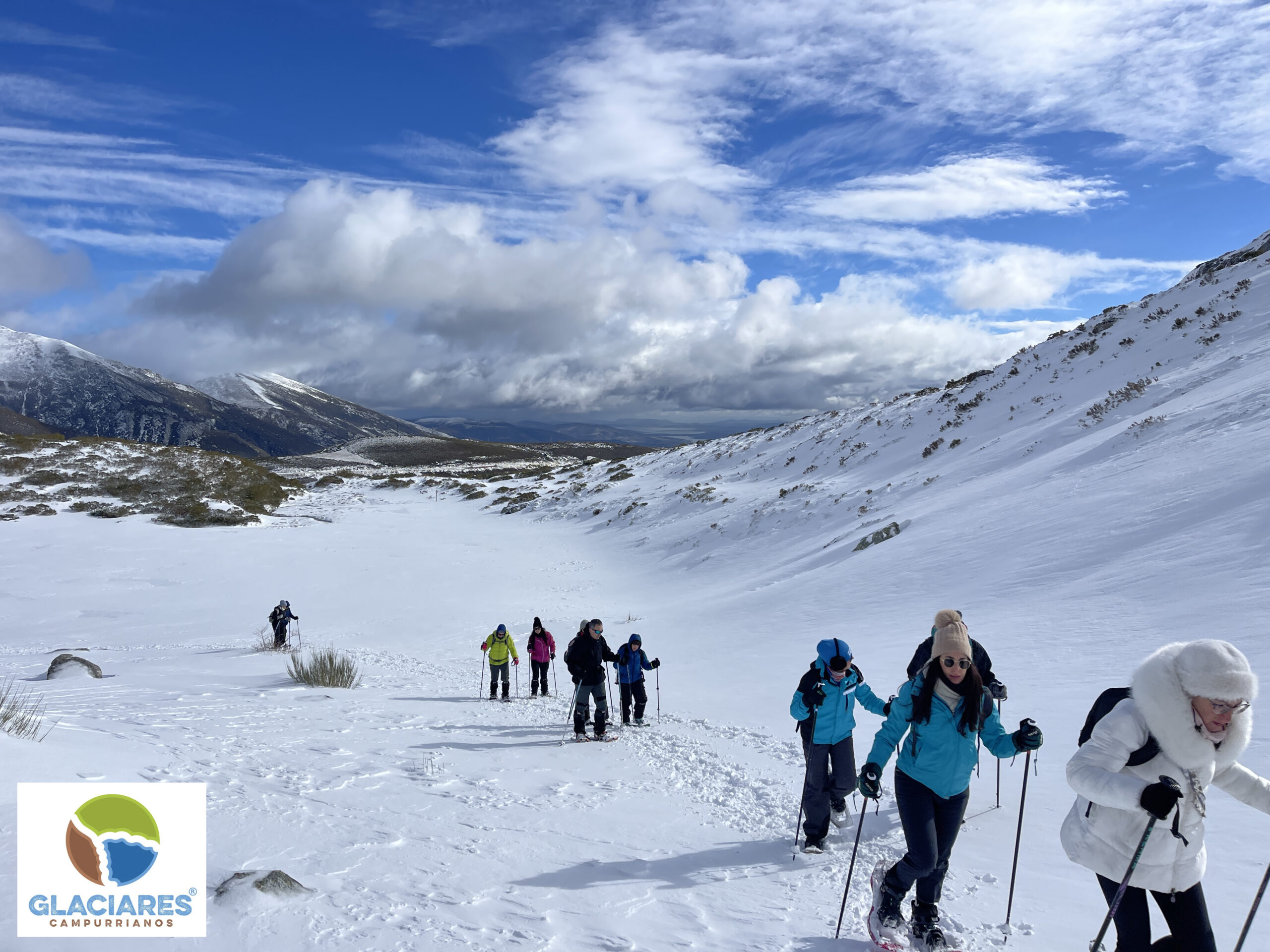 Ruta raquetas de nieve Alto Campoo Cantabria 14 de febrero de 2026