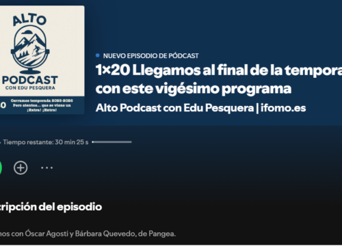 ENTREVISTA IFOMO CON EDU PESQUERA. ALTO PODCAST Fin de la temporada de invierno 2026